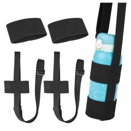 lohill Pack of 2 Bottle Holder Belt, Bottle Holder for Hanging, Water Bottle Holder, Bottle Strap, Adjustable Bottle Strap for Hiking, Running, Outdoor Activities