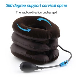 Folpus Neck Support Brace Neck Collar Ergonomic Premium Wraps Keep Stable Neck Brace Cervical Collar for Working Airplane Women Men