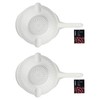 Chef Aid Kitchen Plastic Colander Dual Pouring Lips Kitchen Gadget