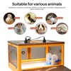 Chicken Brooder Box for Chicks, Brooder Box with Feeder and