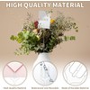Plastic Flower Card Holder Clips, 80Pcs Clear Straight Head Picks