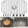 28" x 15" Sink Protectors for Kitchen Sink, Stainless Steel