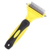 Pet Dematting Comb Stainless Steel Effective Ergonomic Pet Deshedding Tool