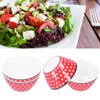 4PCS 6in Salad Bowl Dinner Serving Bowl Sets Kitchen Imitation