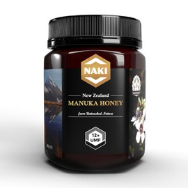 NAKI Manuka Honey Harvested, Tested. Traceable. Certified 100% New Zealand Honey - International Gold Award Winner (UMF 12+ MGO 350+, 17.6)