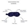 OFFTOPIC® Sleep Mask 100% Pure Silk Sleep Mask Insomnia Stop