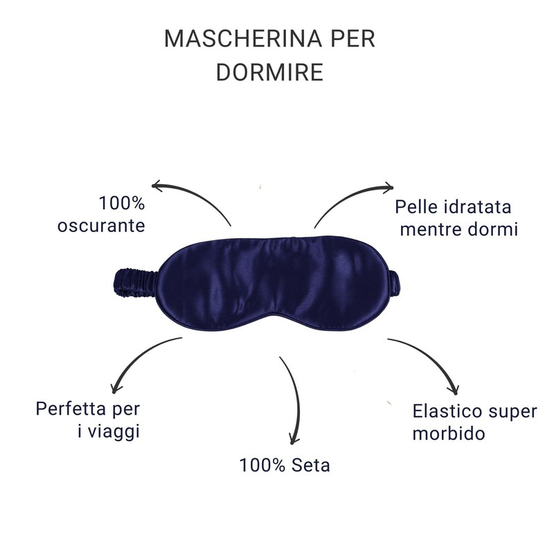 OFFTOPIC® Sleep Mask 100% Pure Silk Sleep Mask Insomnia Stop