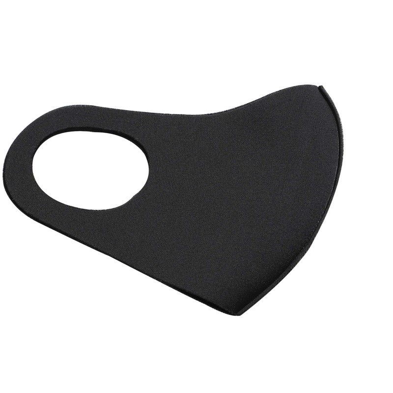 Komonee Adults Washable Reusable Black Face Mask Dustproof Cloth Mouth
