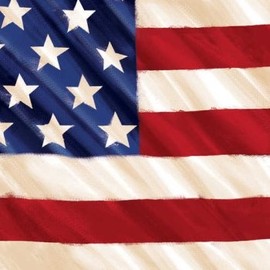 Rustic Flag Lunch Napkins 18 Per Pack