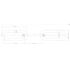 1 Metre (5mm) Galvanised Steel Chain Heavy Duty Durable Security
