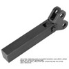 7 Pieces Knurling Tool Black Steel Knurl 0.5/1/2 mm Diagonal