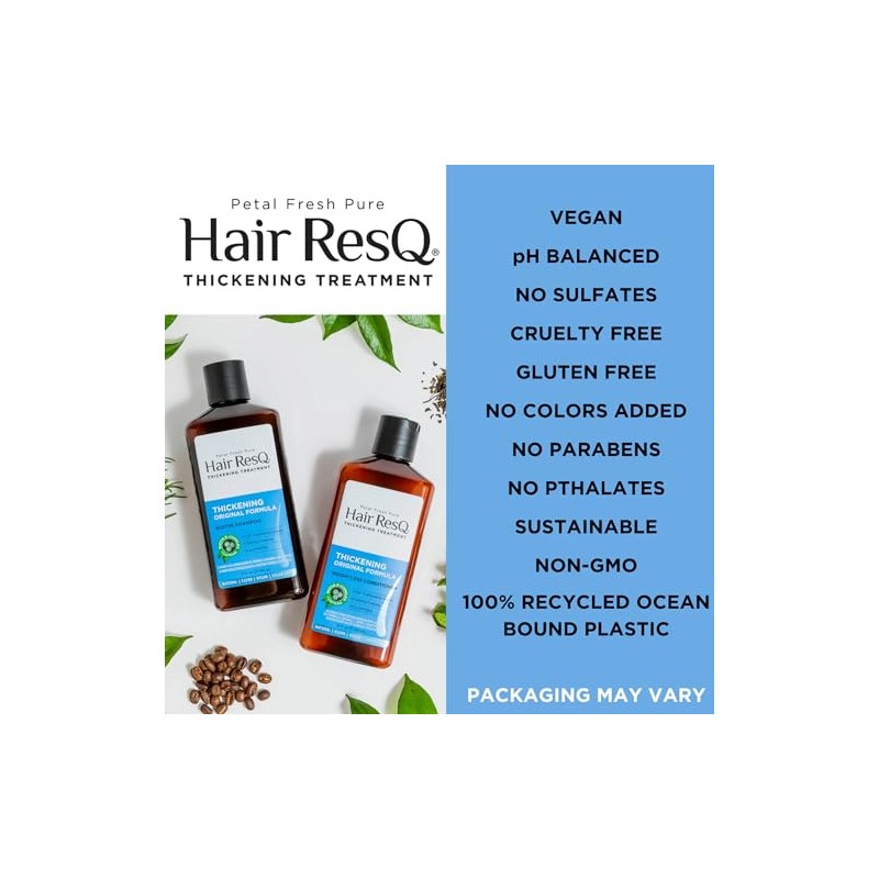 Petal Fresh Organic Eco-Elements Hair Thickening Shampoo, 12 Fluid Ounce