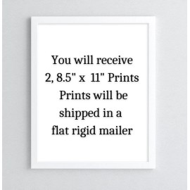 Leonor's  Bazaar Burgundy Flowers Set of 2 Art Prints, Floral Wall Art Prints, Home Decor Prints