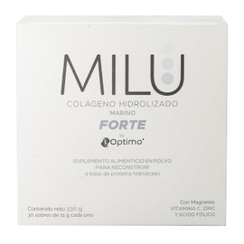 MILU  Colgeno Hidrolizado Marino Forte - En Polvo  Suplementos Alimenticios Sin Saborizante - Sin Olor - Sin Azcar  A base de Pptidos de Colgeno de...