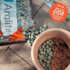 Arqlite Smart Gravel 1 Gallon Eco Friendly for Drainage, Hydroponics, Plant Drainage, Plant Gravel, Planter, or Gardening (Pack of 2)