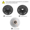 QKURT Cassette Lockring Tools Set, 2pcs Cassette Removal Tool Freewheel