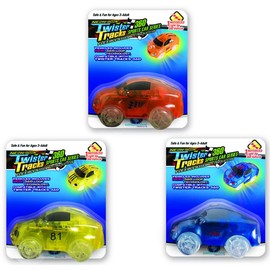 Mindscope Twister Tracks Trax Light-Up LED 360 Race Vehicle Series Compatible with All Twister and Neo Tracks