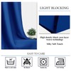 Diraysid Royal Blue Blackout Curtains for Bedroom and Living Room