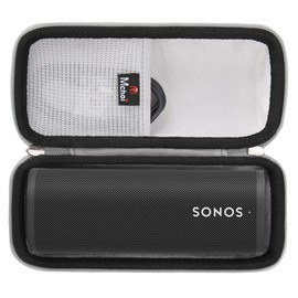 Mchoi Funda rígida portátil compatible con altavoz Bluetooth inteligente Sonos Roam, solo funda