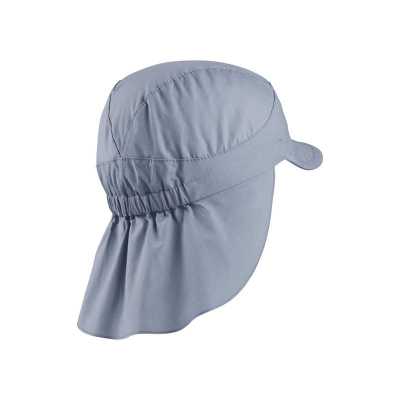 Sterntaler Unisex Peaked Cap Neck Basic Sun Hat, grey