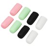 8pcs Travel Leak Proofing Elastic Sleeve Bottle Covers Soft Silicone