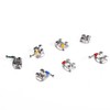 10 Packs Metal Dental Teeth Orthodontics Brackets Braces Mini Roth