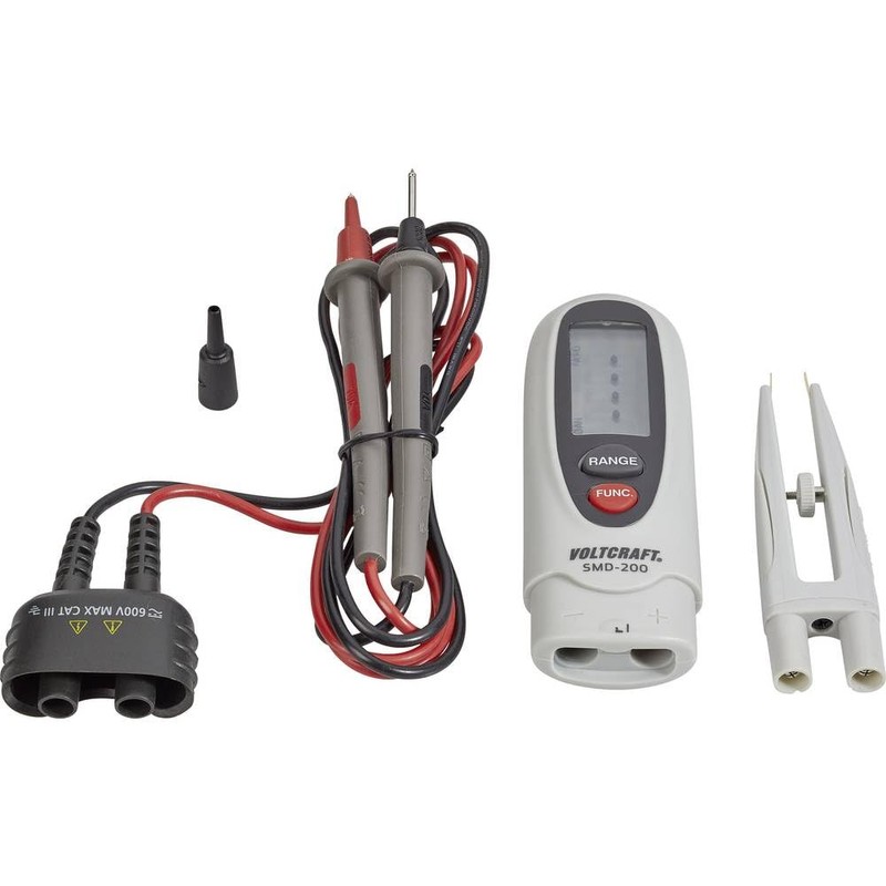 VOLTCRAFT SMD-200 LCR-Multimeter for measurement of resistors, inductors and capacitorsCAT