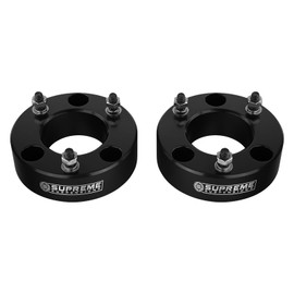Supreme Suspensions - 2" Front Leveling Kit for 2004-2023 Ford F150 Raptor / 2003-2017 Ford Expedition / 2005-2008 Lincoln Mark LT - T6 Billet Aluminum Front Strut Spacers Lift Kit (Black)