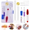 PAVIKE Needle Punch Kit Punch Needle Embroidery Pen Set Strong