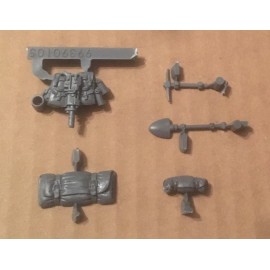 Games Workshop Imperial Guard Tank Accessories Sprue Bit Lot - Mining Pick Shovel Blanket Pack