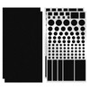 JeeSoarToFar Blackout Stickers, Dimmable LED Filter Sheets (4 Pieces) -