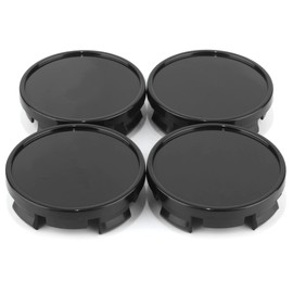 RTRHINOTUNING 4PCS 63mm Wheel Center Caps Compatible with Chevy Dodge Jeep Toyota Lexus Wheels OD: 2.48''(63 mm) ID: 2.3''(58.4 mm) Black Car Hub Caps