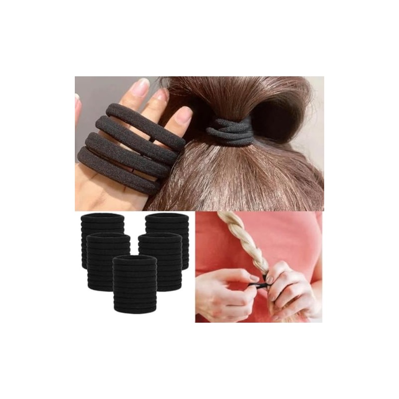 72 Piezas Ligas para Peinar el Cabello, Donas para Cabello