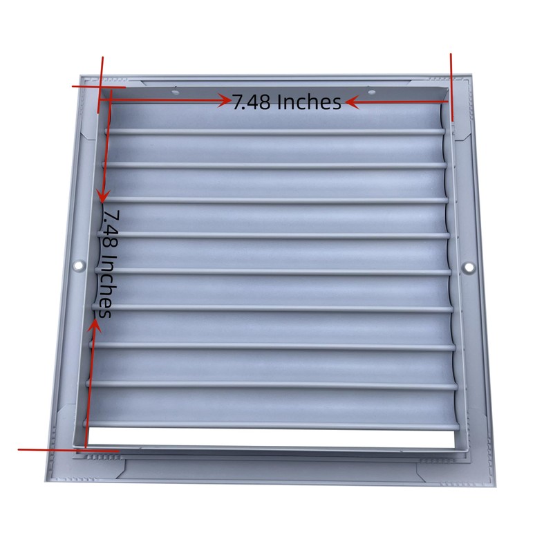 DECOAIRCON 8" X 8" Aluminum - Return Grille Easy Air