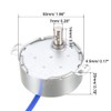 uxcell Metal Gear Electric Synchronous Motor AC 100-127V 5-6RPM 50-60Hz