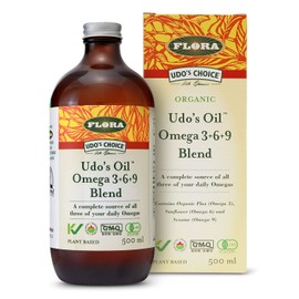 Organic Udos Oil, 16.9 fl oz (500 ml), Organic JAS Certified, Organic Blend Oil, 7 Types of Beauty Health Oils, Essential Fatty Acids