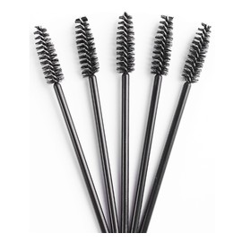Refer to product details Eyelash Comb 50pcs Large Capacity Eyelash Brush Peanut Brush Eyelash Brush Mascara Brush