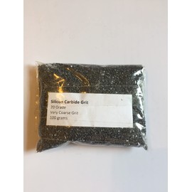 20 Grade Silicon Carbide Grit - Very Coarse Grade - 100 grams, 200 grams, 500 grams, 1 kilogram, 3 kilogram and 5 kilograms (UK seller, Craft & Design UK) (A. 100 grams)