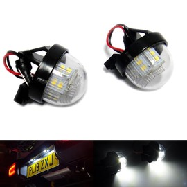 2x LED License Number Plate Light White Canbus For 1998-06 Grand Vitara Alto Wagon R+ 2015+ Vitara LY 2004+ Jimny Swift RS