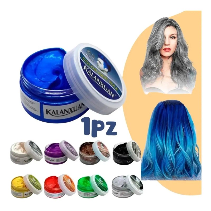Cera Peinar Cabello Calidad Hair Wax Colores Varios Ash Full