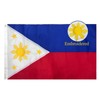 Homissor Philippine Flag Philippines Filipino Flags 3x5 Ft Outdoor Embroidered