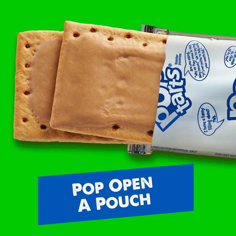 Pop-Tarts Breakfast Toaster Pastries, Frosted Brown Sugar Cinnamon, Family Pack