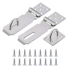 Qaixwuyi 2 Sets of Shear Hasp 4 Inch Padlock Hasp