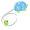 Turtle Tape Measure with Retractable Ruler, Blue and Green
