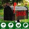 Yuomtf Reflective Mailbox Numbers Sticker for Outside，8 Sets 0-9 Self