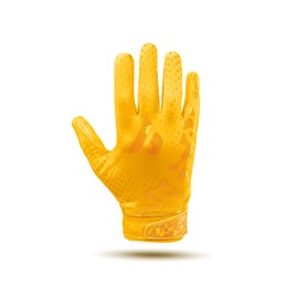Repsters RPG1 Football Gloves - Adult & Youth Sizes (Citrine, Youth M-L)