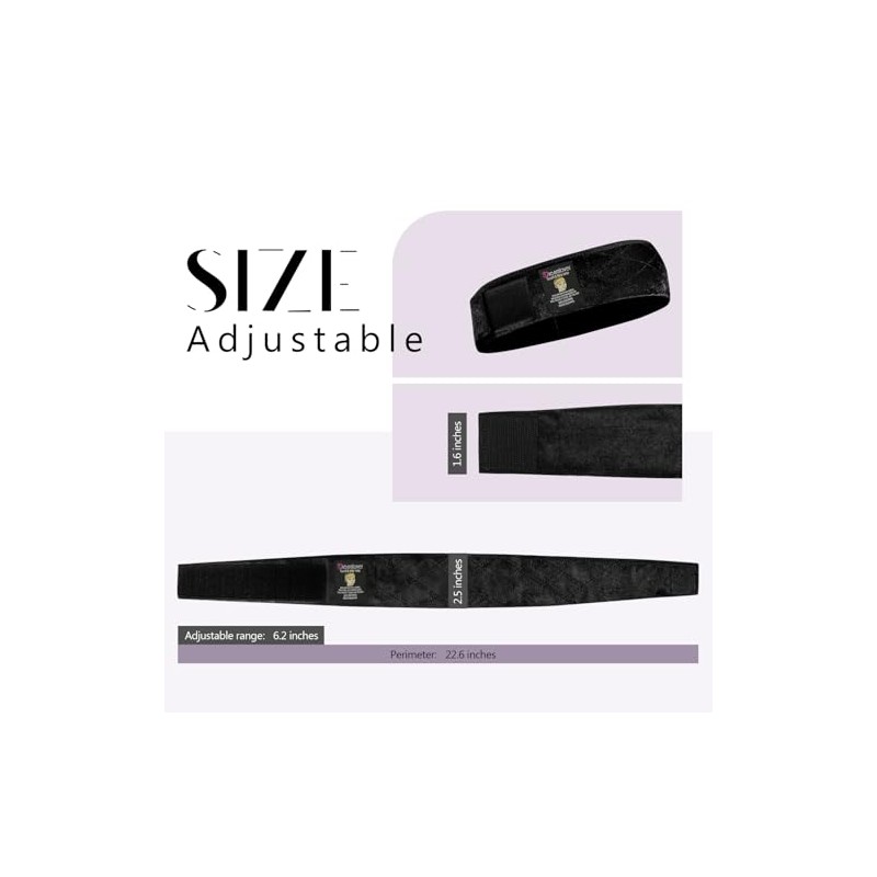 Dreamlover Dreamlover Black Wig Grip Band, Non-slip Wig Grip Headband,