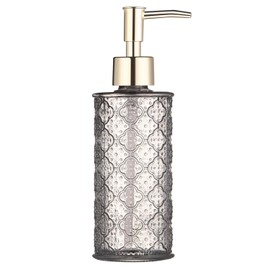 YunNasi Soap Dispenser with Pump, Refillable Liquid Hand Soap Dish Soap Dispensers for Bathroom Counter, Kitchen Sink (Grey)