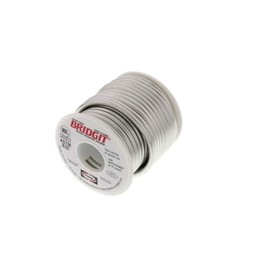 USA Made Lead Free Solder,Safety High Strength Nicke-Bearing Bridgit Solder 1/8 inch Dia,16 oz,Silver,Solid Tough Gap Filler Solder Wire for Plumbing HVAC Copper Fittings (Pack of 1)