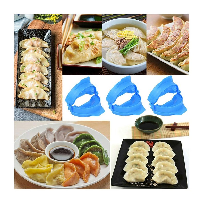 3 Pack Dumpling Mould Pasty Pastry Press Dough Dimsum Maker